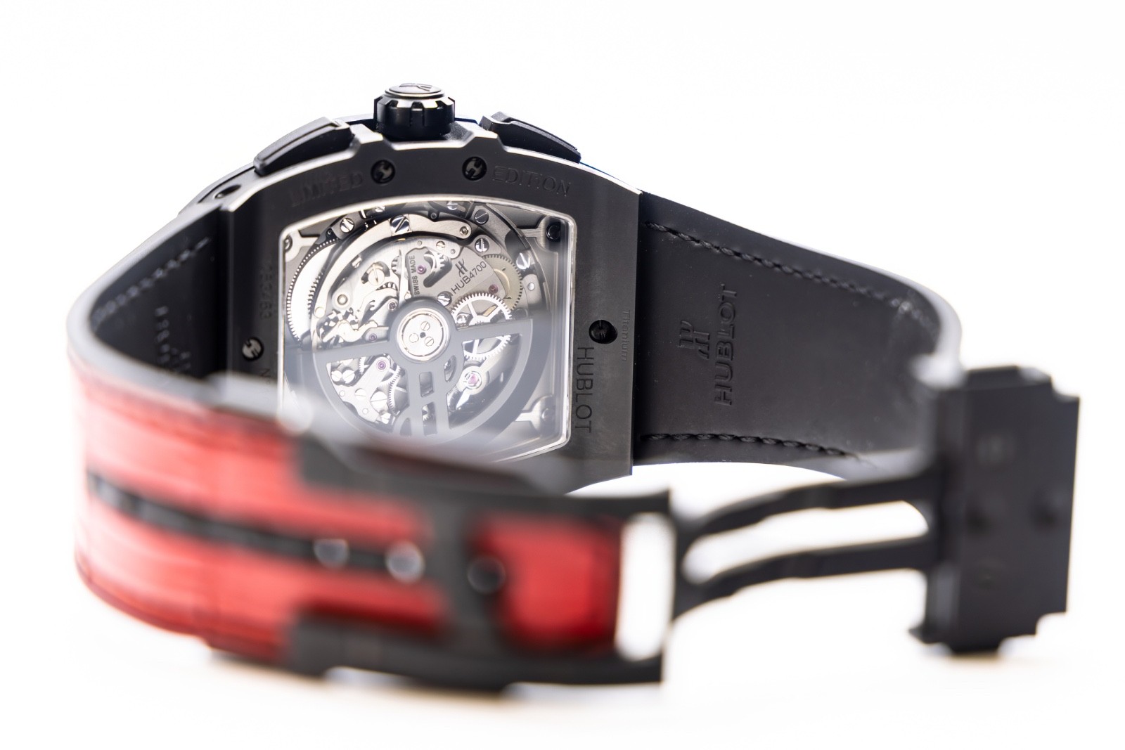 Hublot Spirit of Big Bang Ceramic Black Red Skeleton 641.CI.0110.RX Watch Box