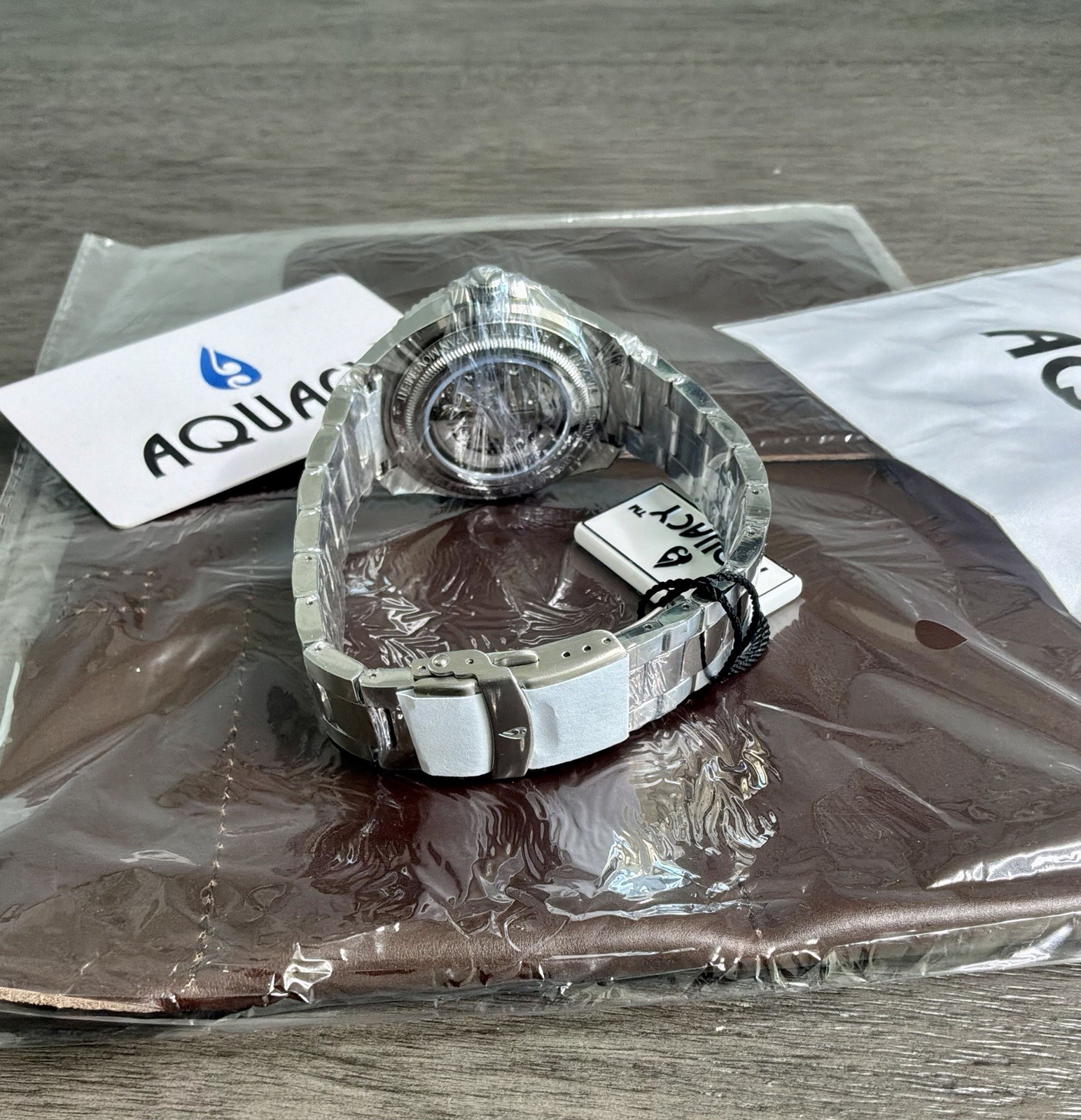 Aquacy Skeleton Automatic Miyota Movement by Citizen Men’s Watch 200M SILVER
