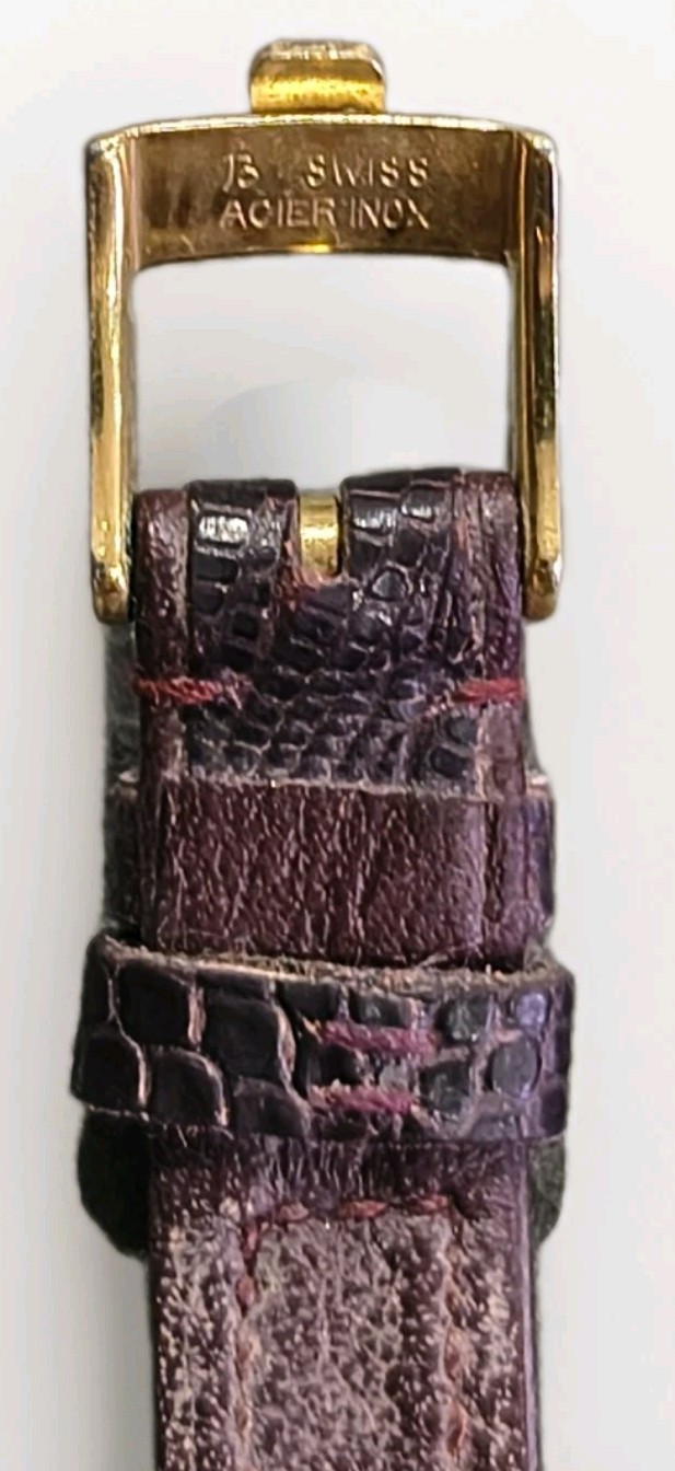 🔥H.Stern Sapphire Safira 18 K Gold Quartz Diamond Ladies Watch Leather Band🔥