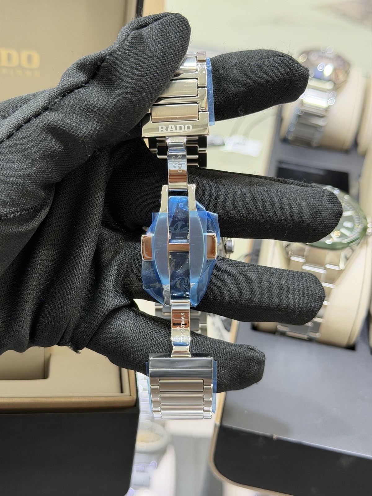New Rado DiaStar Original Stainless Steel Blue Dial Men’s Watch R12160213