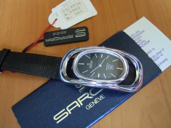 FABULOUS NOS 70’S SARCAR CURVEX AUTOMATIC LADIES WATCH + INT GUARANTEE *4248