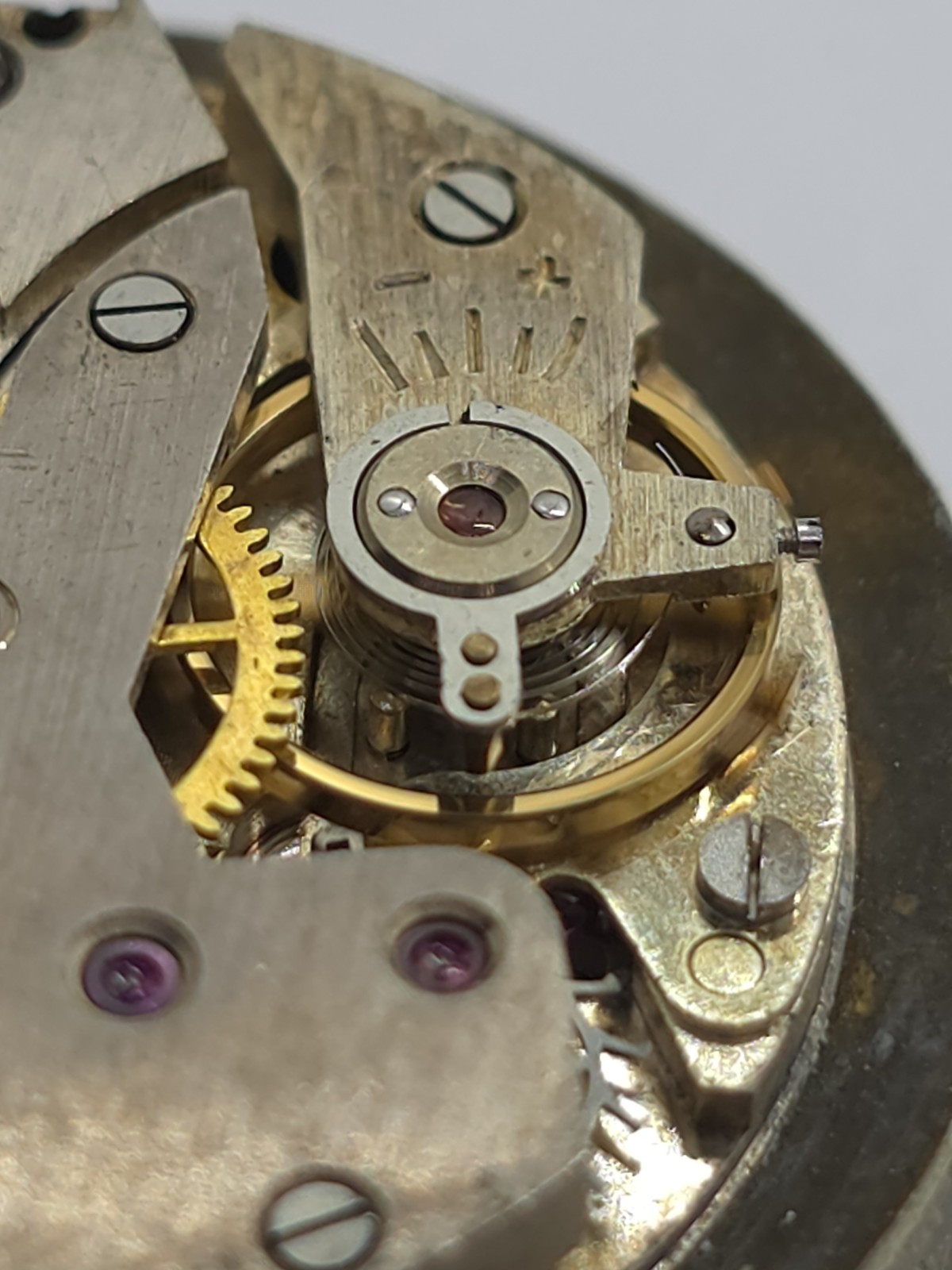 Vintage Watch Movement Cal. Cupillard “233 New” 1950 Good Balance MVT Holder