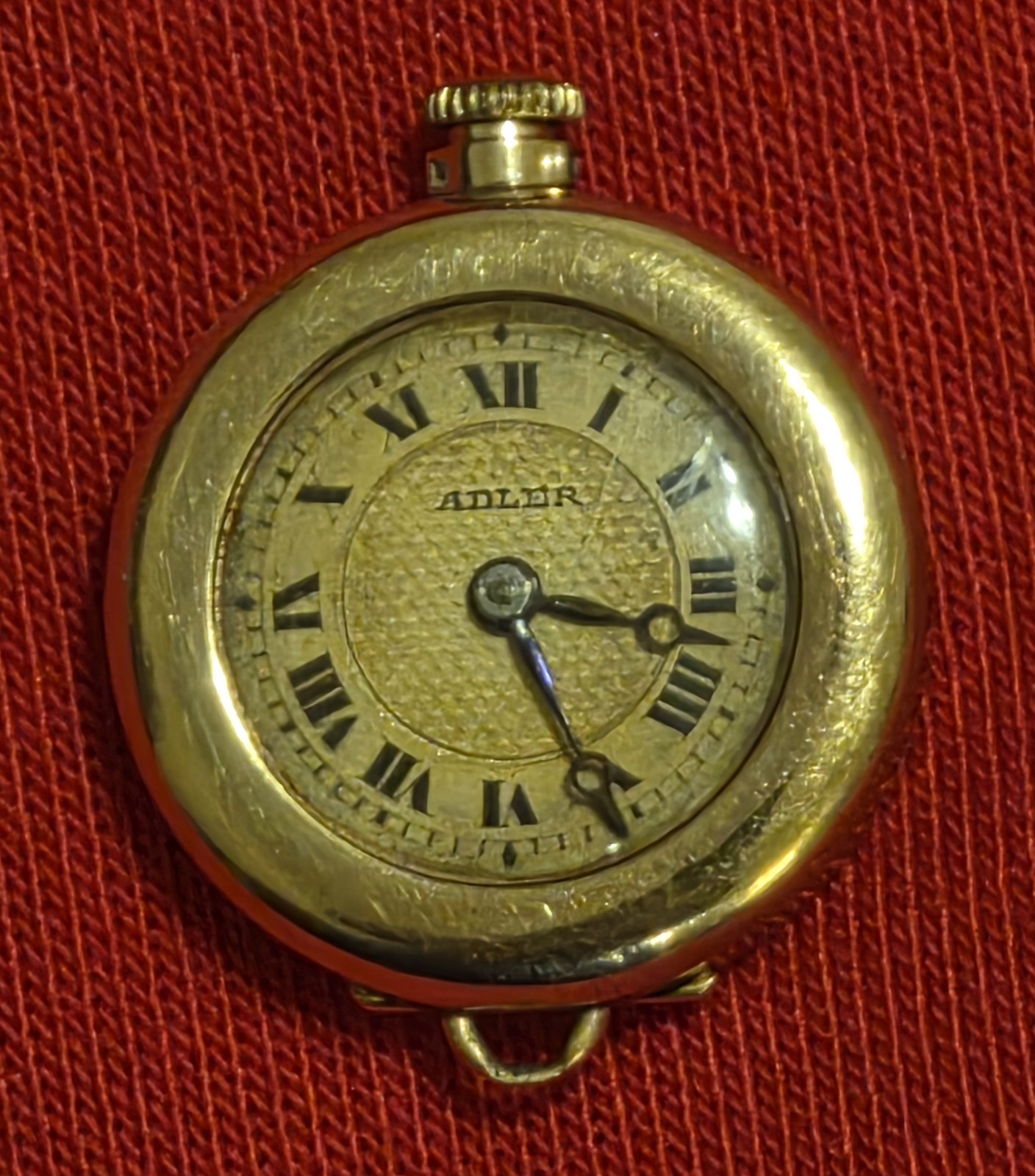Estate 14k Solid Yellow Gold Vintage Adler Watch (No Band) 11.2g