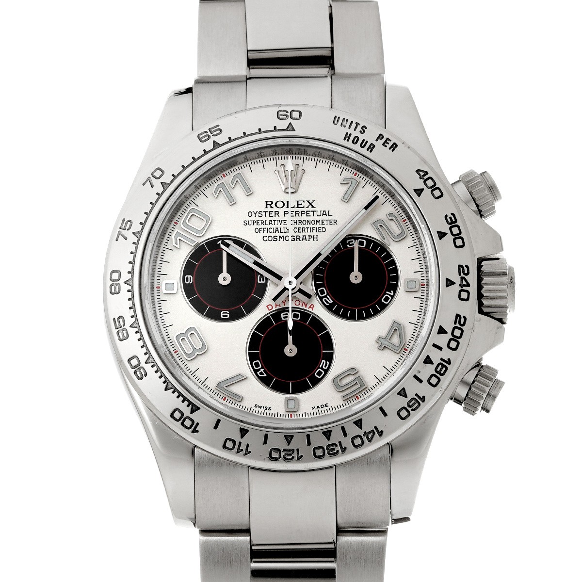 ROLEX Cosmograph Daytona 116509 Ivory/black WATCH 731964