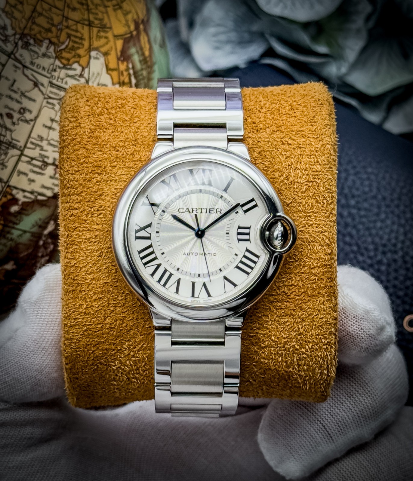 Cartier Ballon Bleu 36mm Automatic Blue hands – W6920046 – Box & Papers