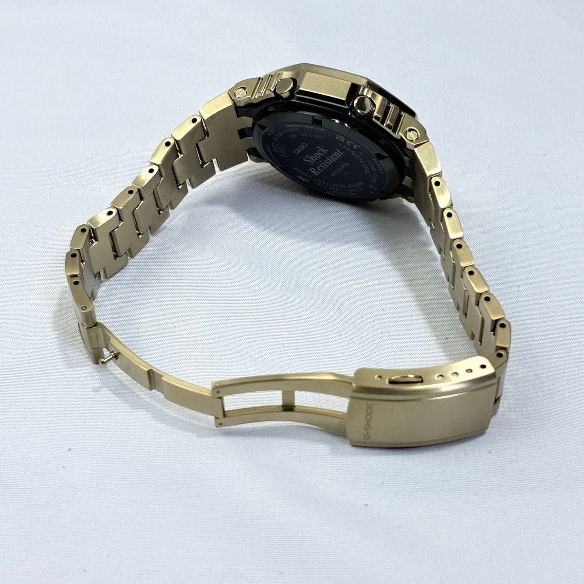 GM B2100GD 9AJF CASIO G-Shock Full Metal Yellow Gold IP Solar Charging No.1569