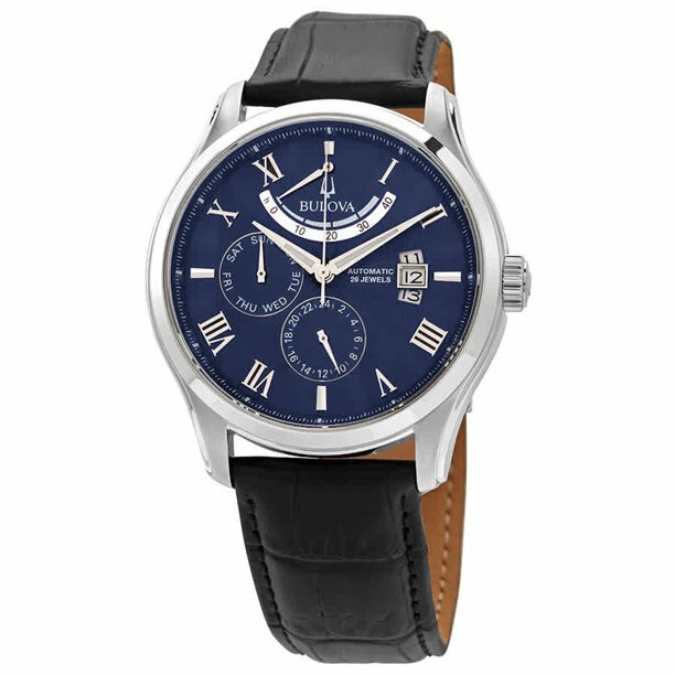 Bulova 96C142 Wilton Automatic 26 Jewels Sapphire Crystal Exhibition Case Watch