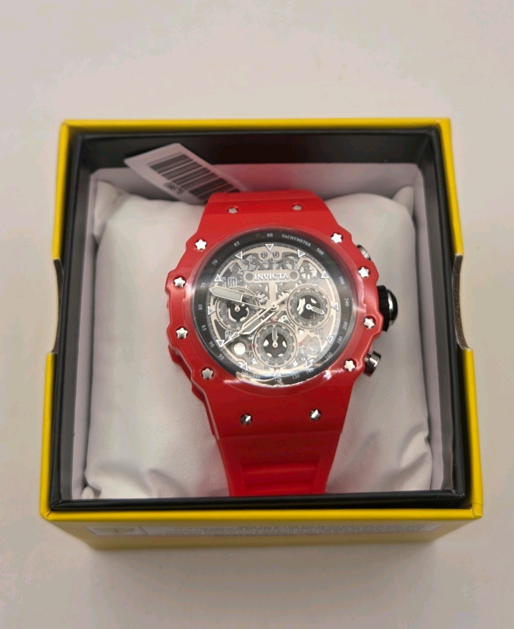 69676 – Invicta Racing Vaulthan Men’s Watch – 44mm, Red