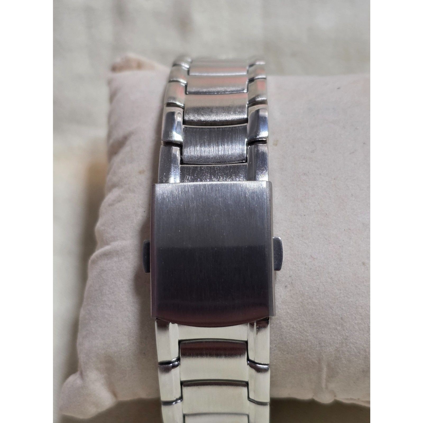 Merona Mens Chronograph Style Stainless Steel Quartz Watch New Old Stock