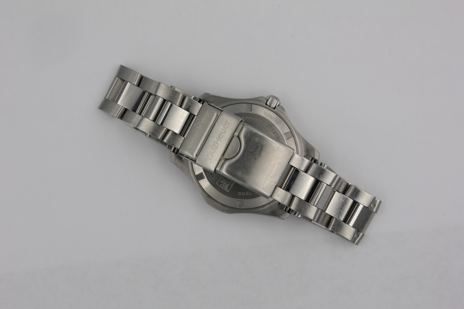 TAG Heuer WAF111E.BA0801 Mens Aquaracer Series Quartz Watch Gray & Silver 300M