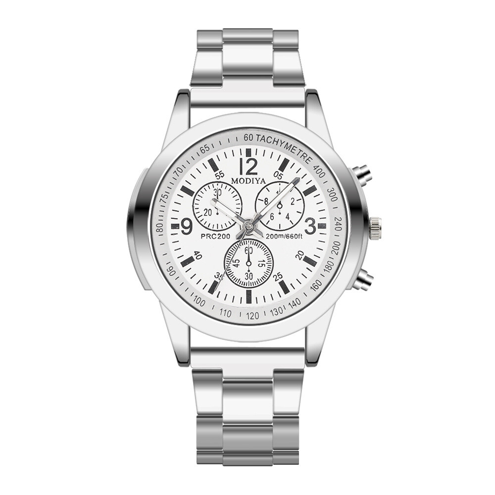 Men New Assorted Quartz Watch Relojes de Hombre Stainless Wrist Band Mens Gift