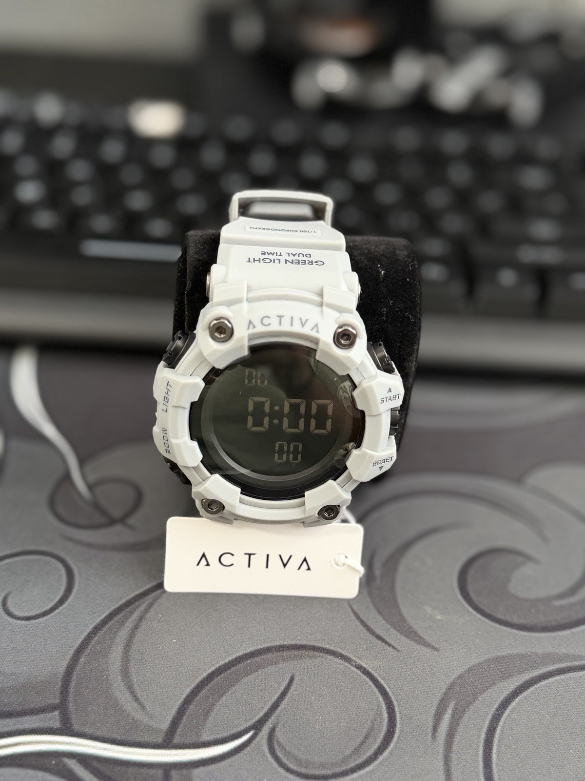 Activa Kadron X Invicta Digital Grey Men’s Watch – 53mm