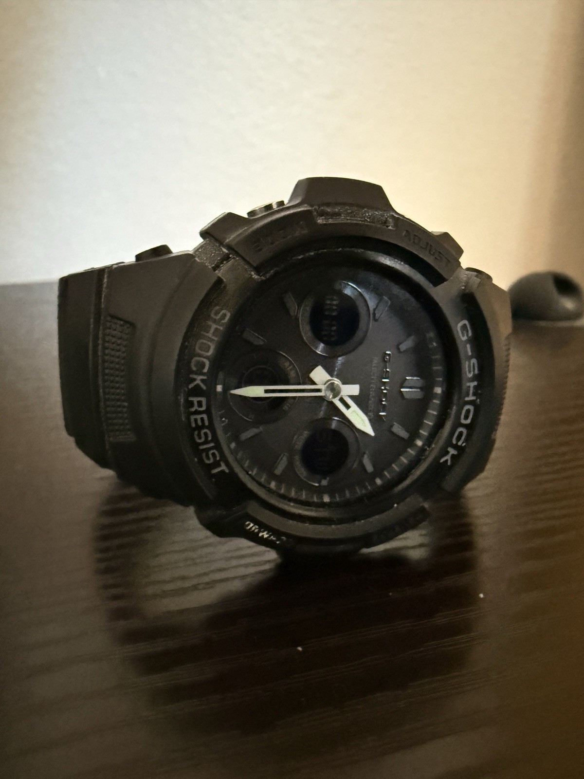 G-SHOCK G-SHOCK Analog-Digital Shock-Resistant 200m Black Resin 46mm