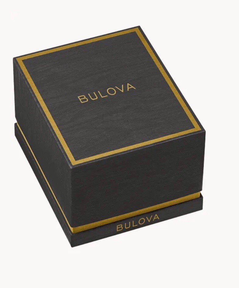 Bulova Men’s Crystal Octava Quartz Watch 41.5mm Gold Silver Two-Tone 98C133