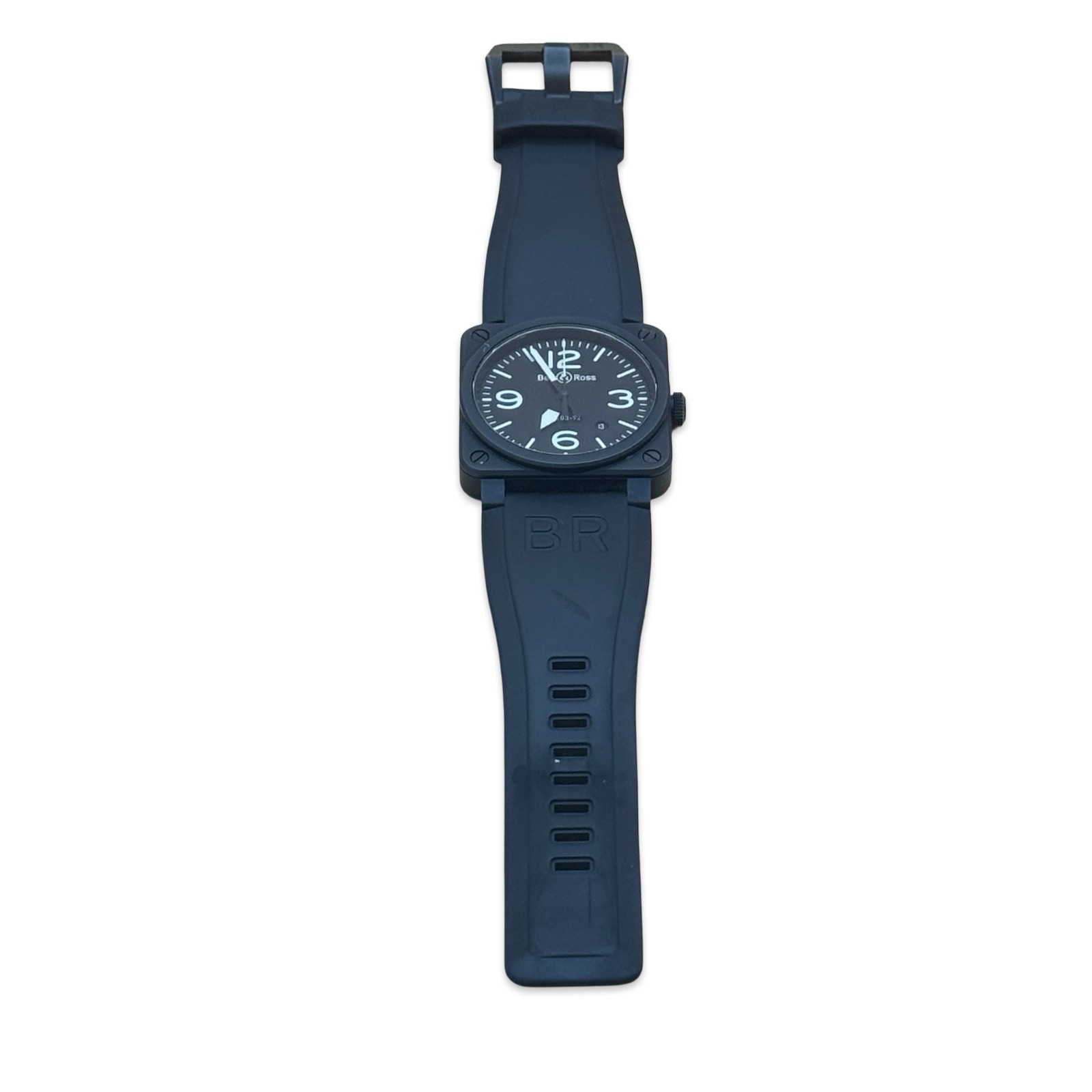 Bell & Ross BR03-92 Black Matte Ceramic 42mm Automatic – Full Set w/ Box, Auth.