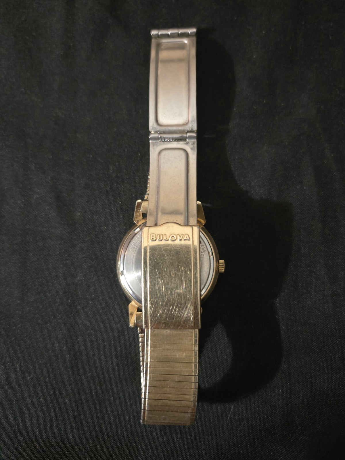 1971 Bulova Sea King Whale Automatic Men’s Watch Date Gold Tone Vintage N1