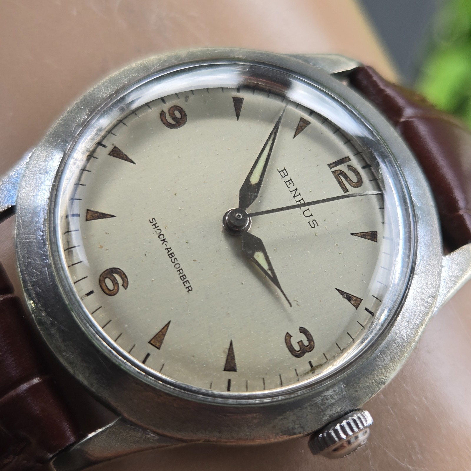 Vintage BENRUS men’s manual wind watch ETA 2370 17Jewels swiss 1960s