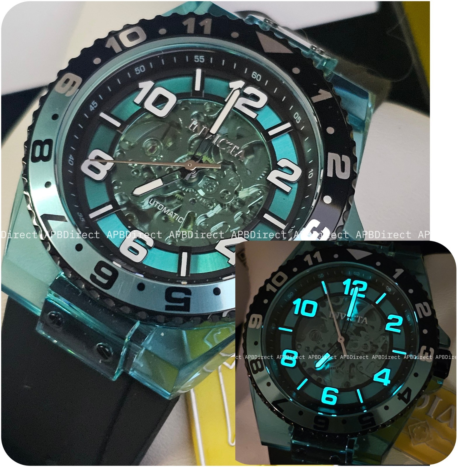 Invicta – Speedway – Mechanical AUTOMATIC Aquamarine – Anatomic Dial mens watch