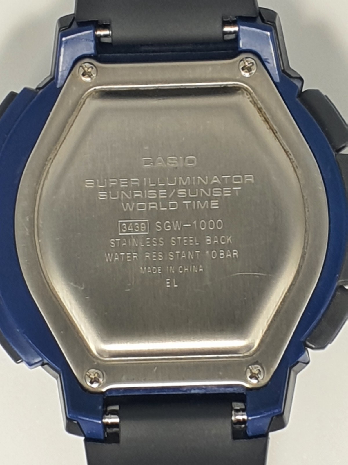 casio SGW 1000 Super Illuminator Tripple Sensor Compass/Barometer/Altimeter