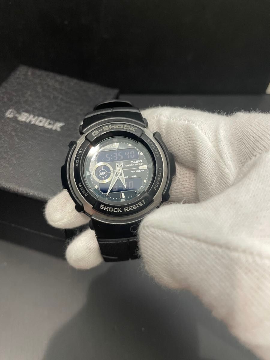CASIO G-SHOCK G-300-3AJF G-SPIKE Digital Watch Black Used Japan