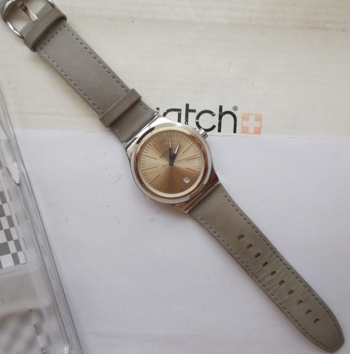 IRONY AUTOMATIC SISTEM51 SWATCH ” SISTEM SAND ” EXCELLENT BOX WOW L@@K RARE