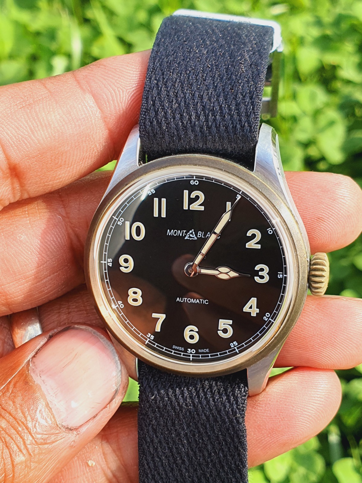 Open To Negotiate A Little – Montblanc 1858 Steel & Bronze Collection 40mm