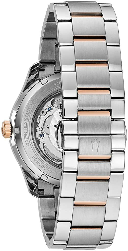 Brand New Bulova Wilton Automatic Silver-Tone Stainless Steel Watch (98A213)