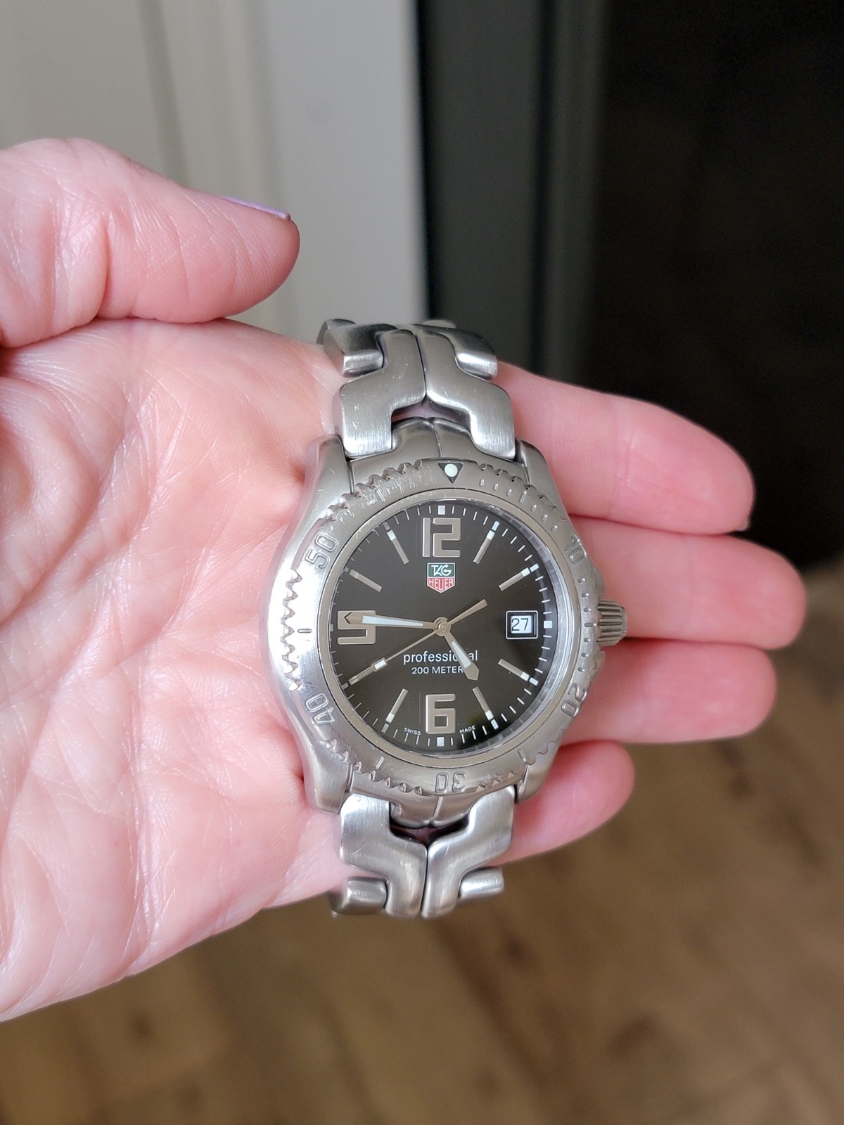 TAG Heuer WT1110.BA0550 Mens Link Series Professional Quartz Watch Black 200M