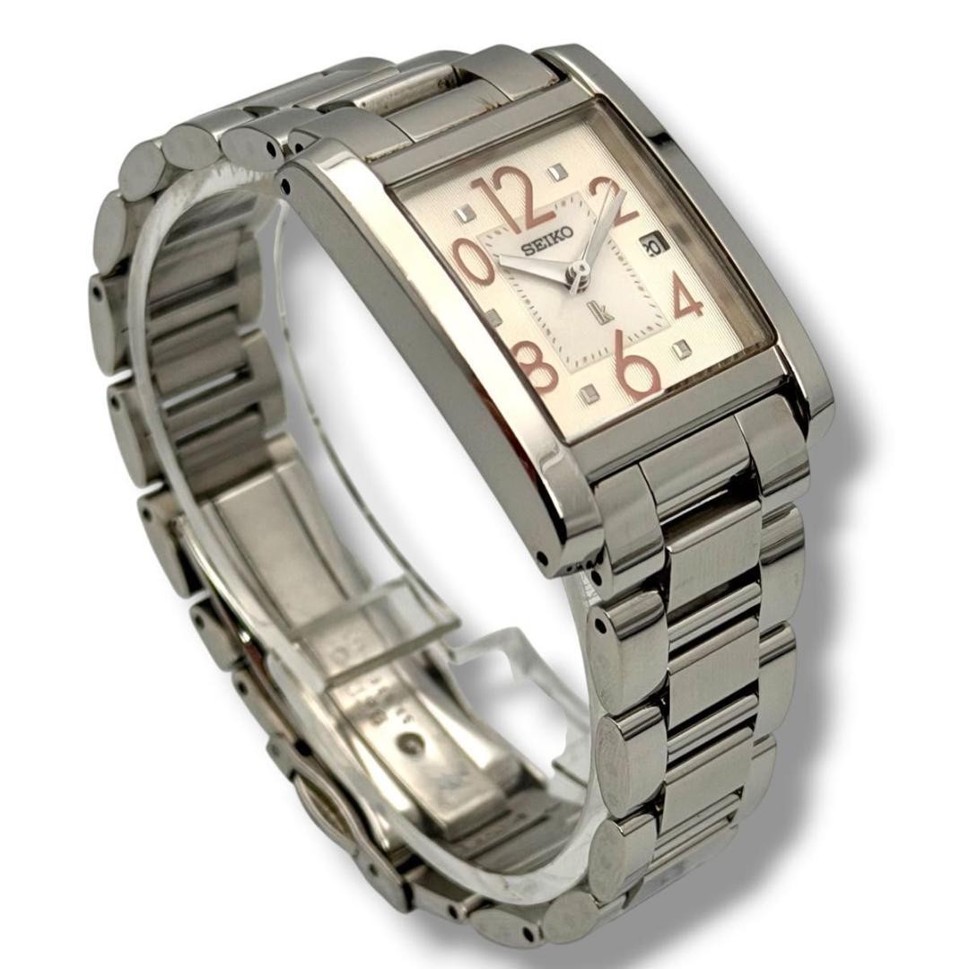 Seiko 7N82-00DK0 Women Quartz Wristwatch Silver Dial