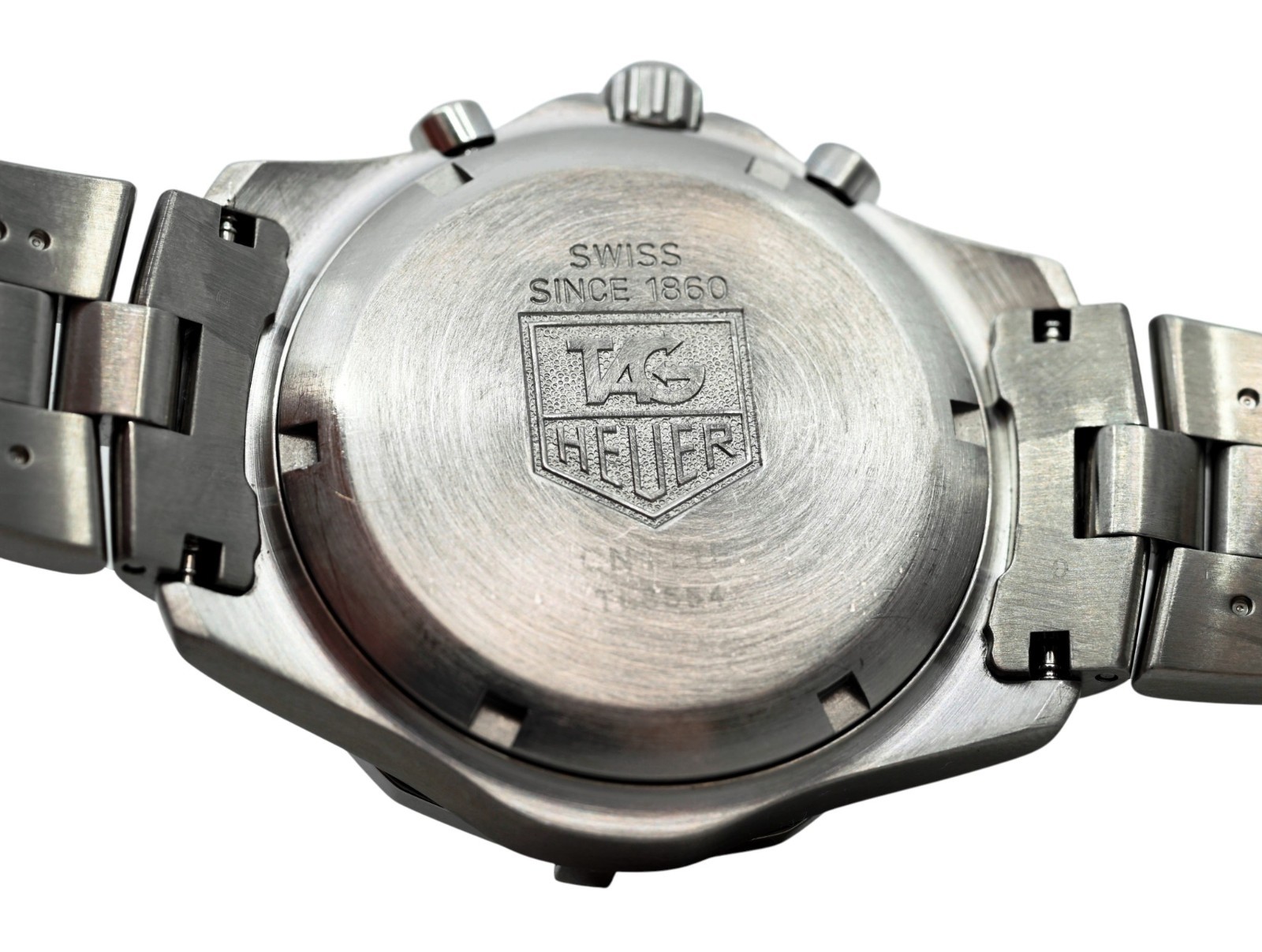 Tag Heuer 39mm Men’s Exclusive 2000 Series Chrono Black Dial Watch! Ref: CN111E!