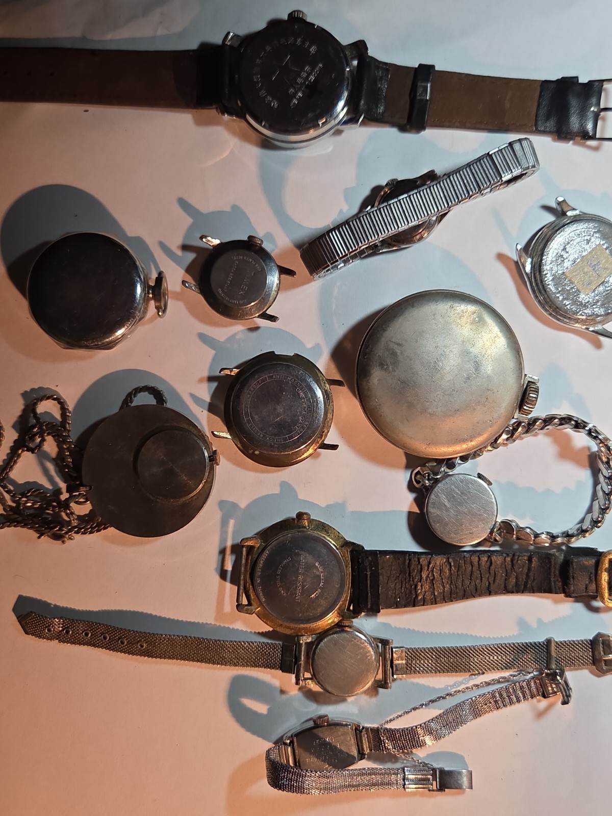 Mechanical Watch Lot, Parts or Repair, None Are Running