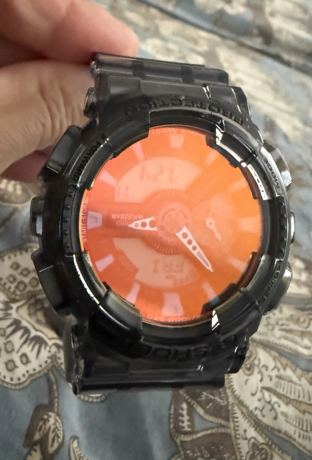 CASIO G-SHOCK Black Dial Black Rubber / Plastic MEN’S Unisex WATCH