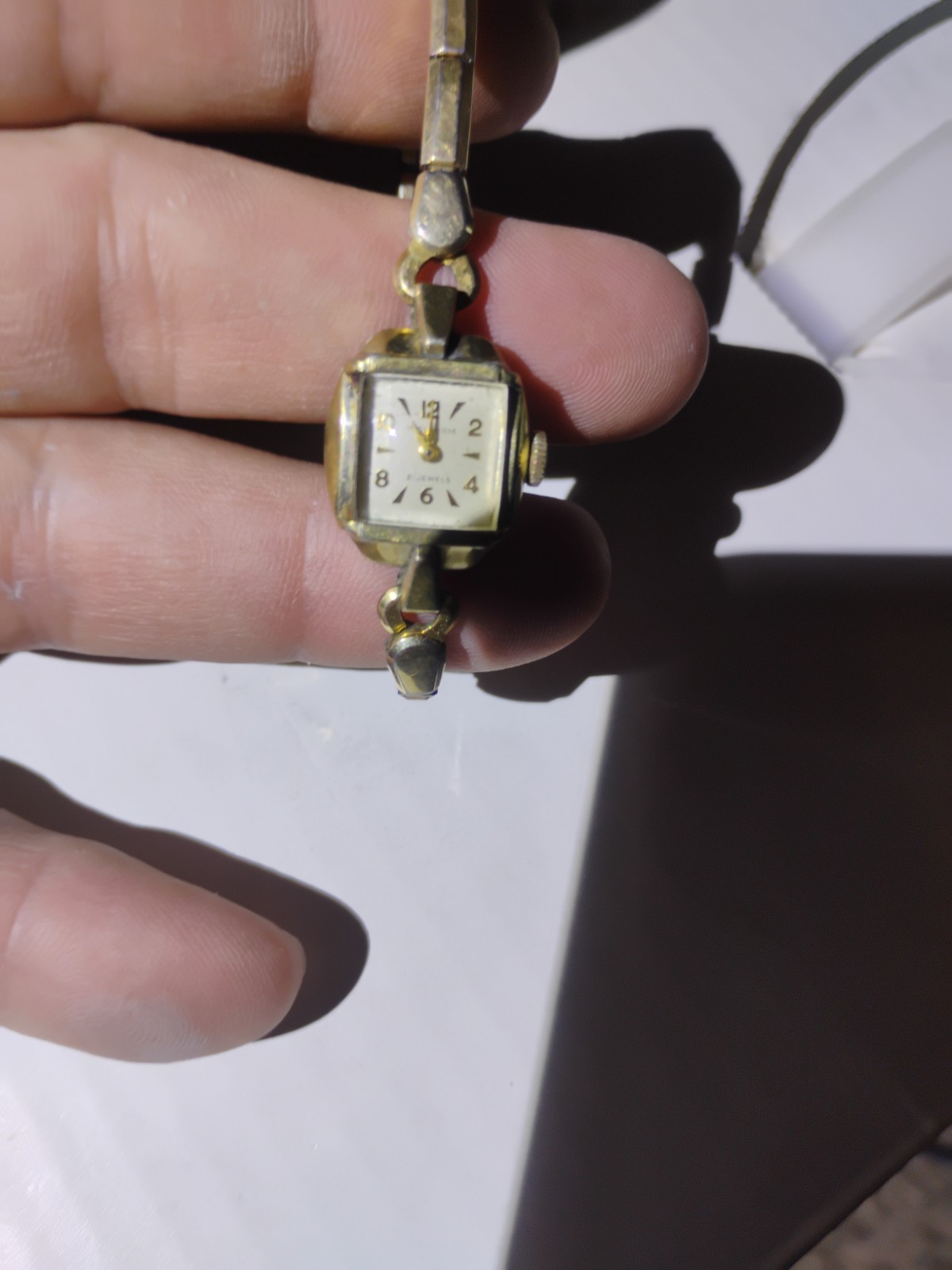Vintage WALTHAM 21 Jewel Mechanical Women’s Watch 10K RGP Bezel Ladies Works