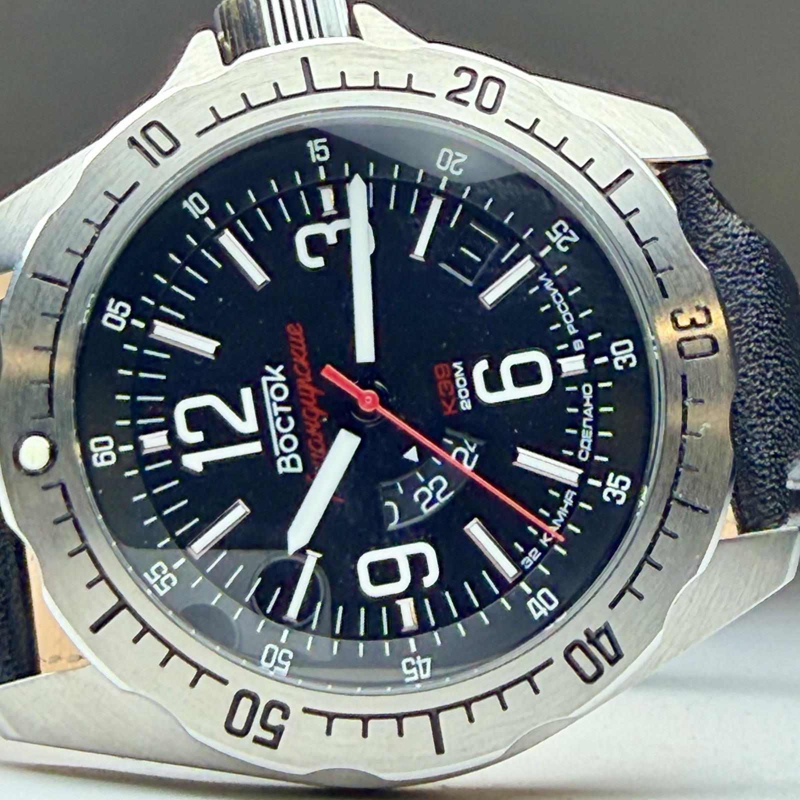 Vostok Komandirskie K39 Automatic Men’s 45mm Watch 24hr Military 2432/390776