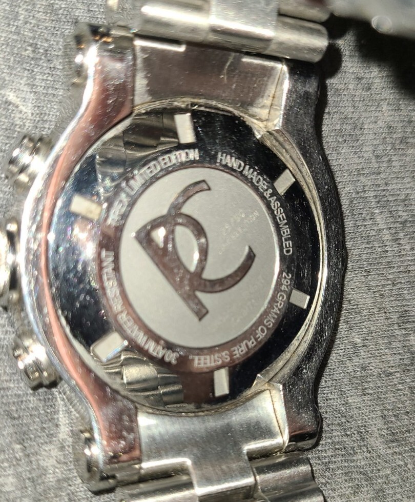 Renato T-REX Moon Phase Limited Edition 1st Year /50 Purple SS Watch RARE w Link