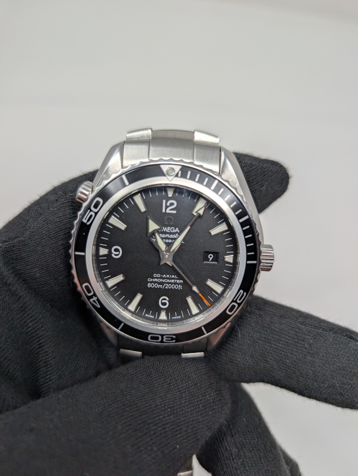 Omega Seamaster Planet Ocean Stainless Steel 45.5mm Black Dial 2200.50.00