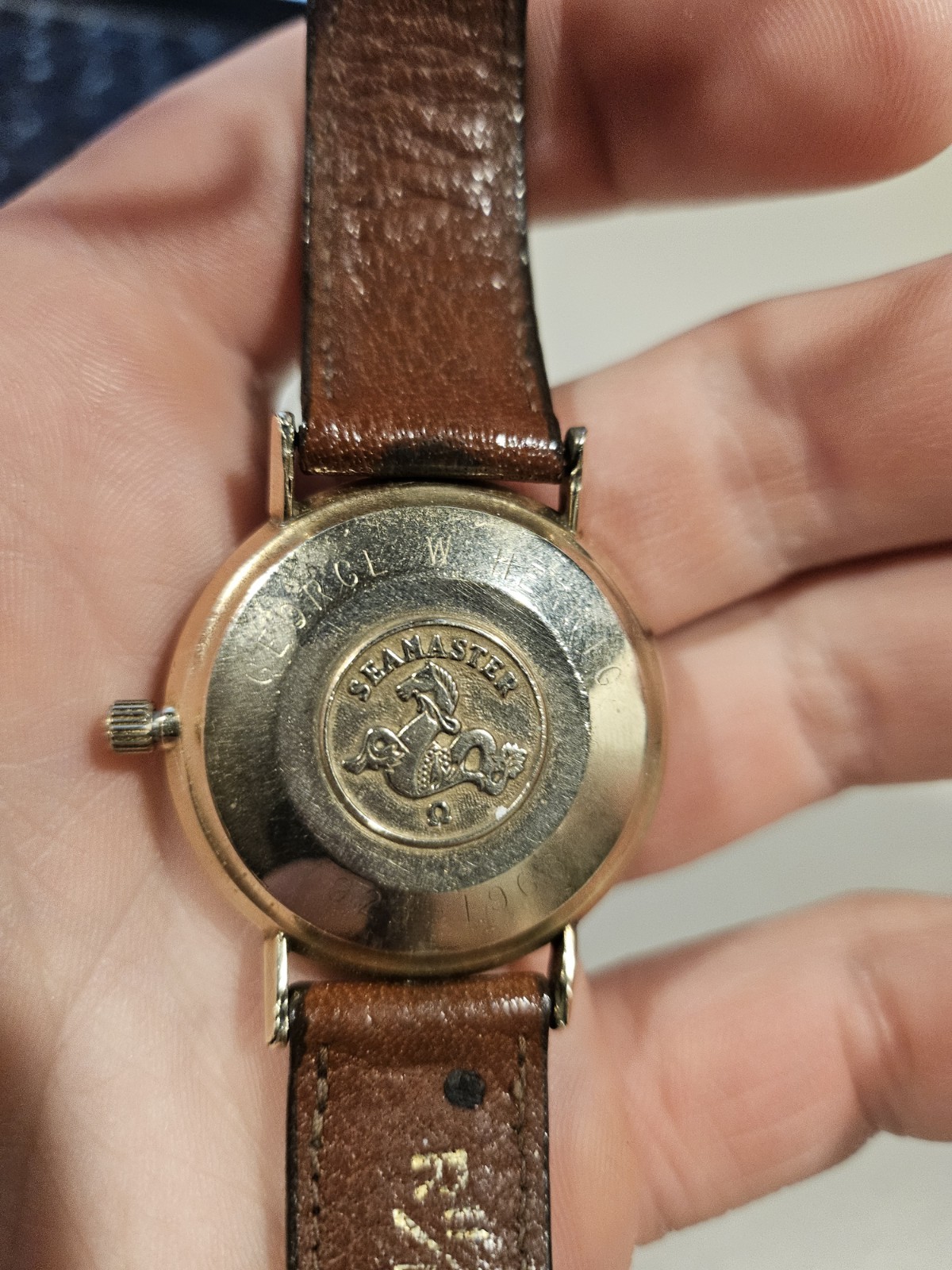 Omega Seamaster Deville Automatic Gold Watch