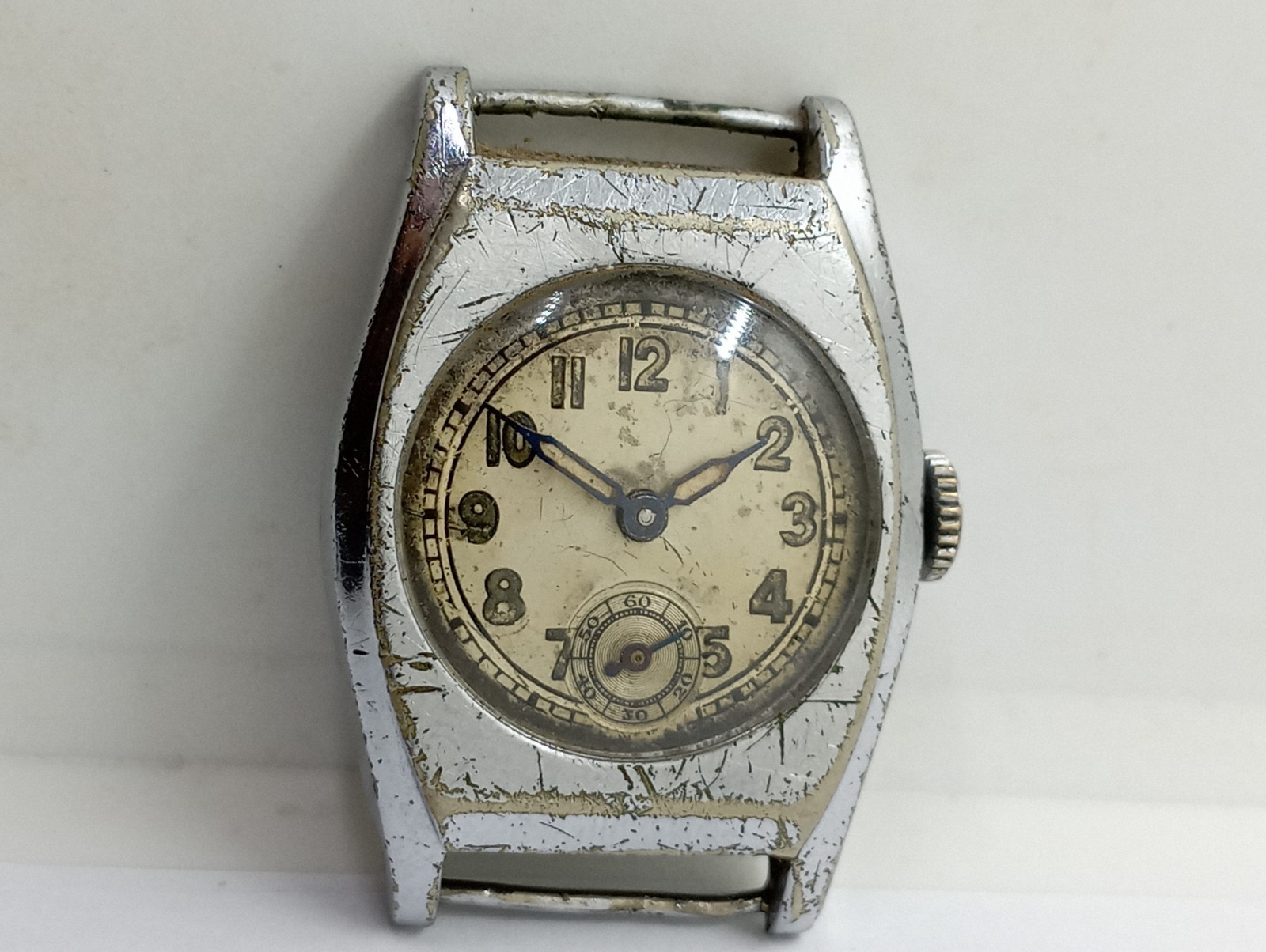 Vintage Tank Watch Cal. Cupillard 233 From 1920’s Military Working Very Well