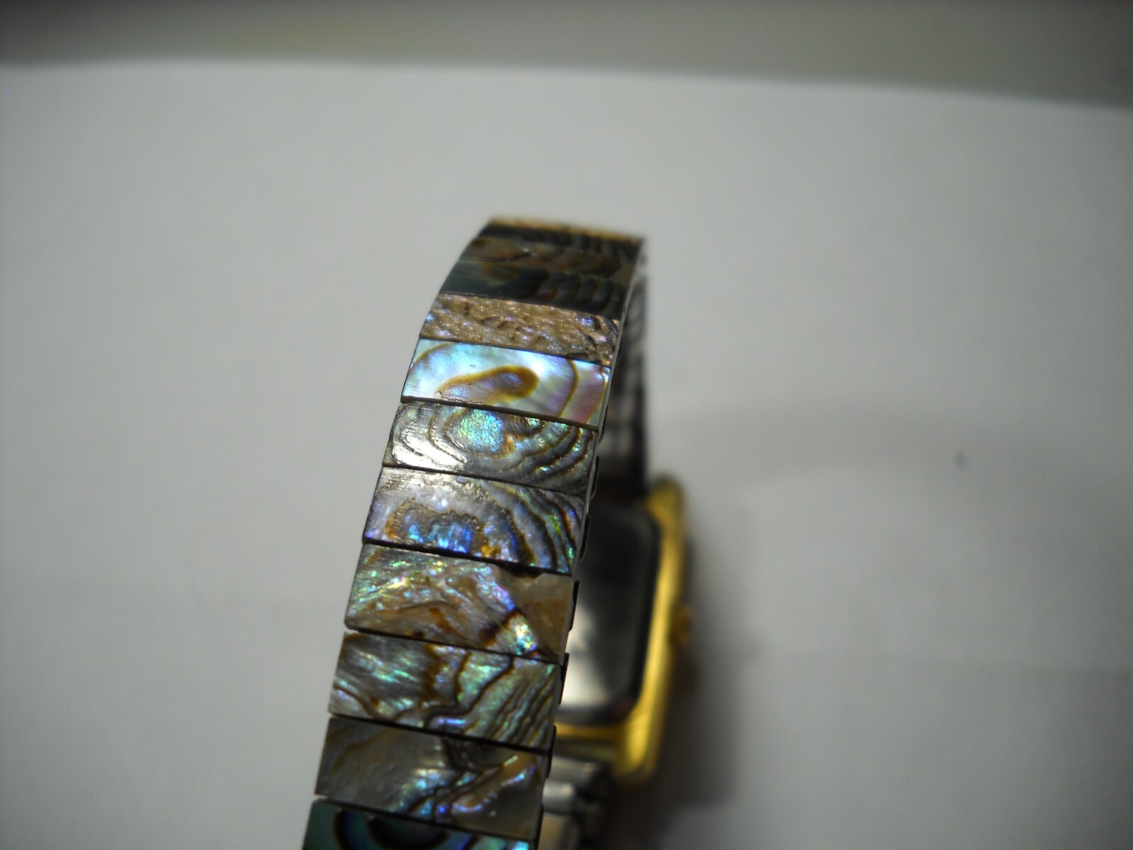 415L Ronica Abolane dial and 10 mm streatch band beautiful blue colors new batte