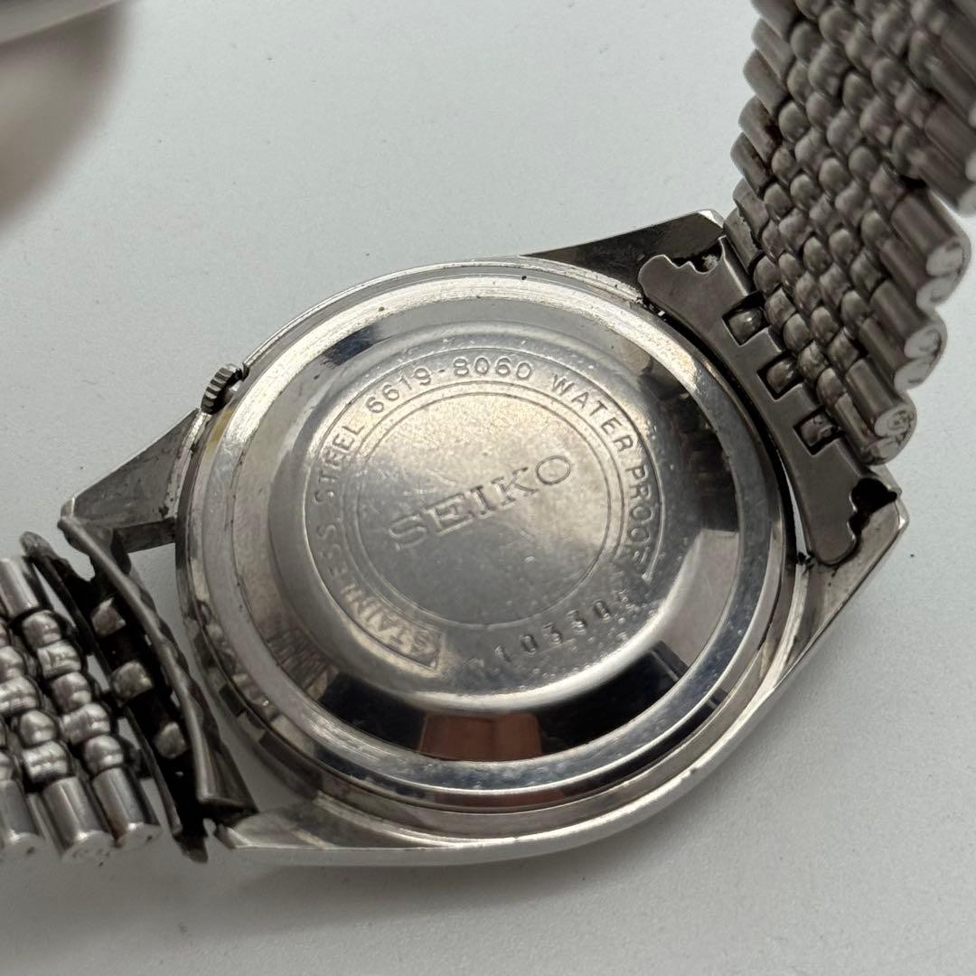 Rare SEIKO 5 Automatic Day Date Round working From Japan