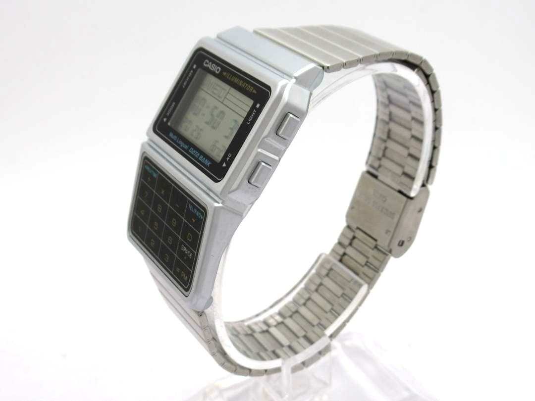 CASIO Data Bank DBC-611 Silver Retro Calculator Watch