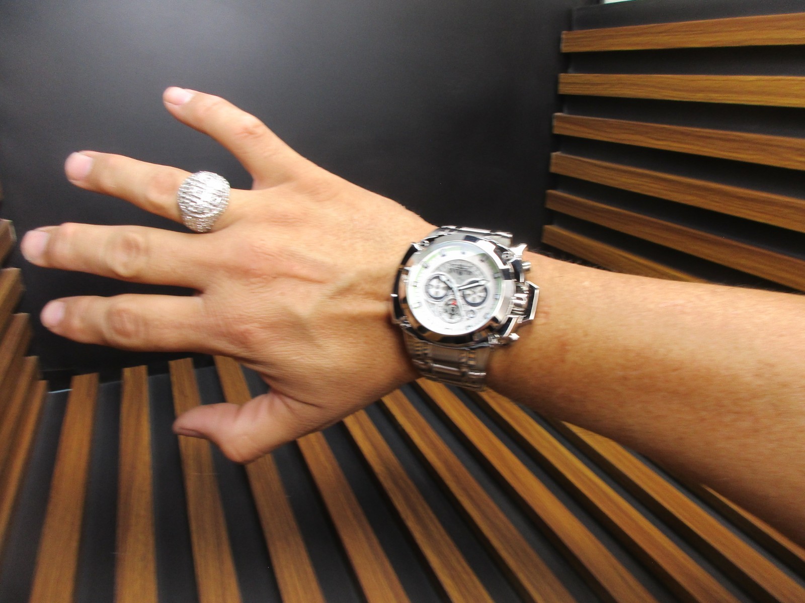 Invicta Coalition Forces Behemoth Men’s Watch 60mm, (Man of War) Steel 49772