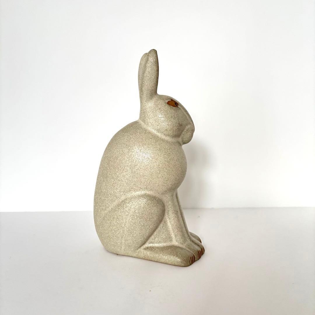 Lisa Larson Hare Figurine Jie Gantofta Sweden Ceramic Art Pottery Sculpture