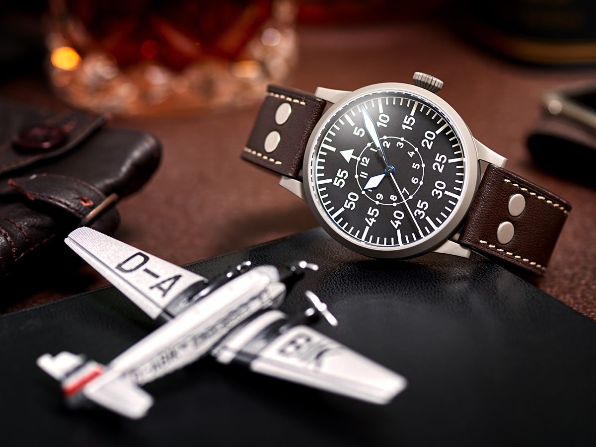 Laco 861749 Pilot Watches Original PADERBORN 42mm Automatic