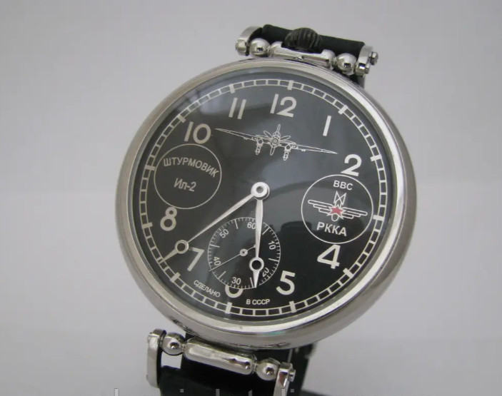 Vintage Watch Mechanical Wrist Molniya Pilot Men’s USSR Molnja Aviation Russian.