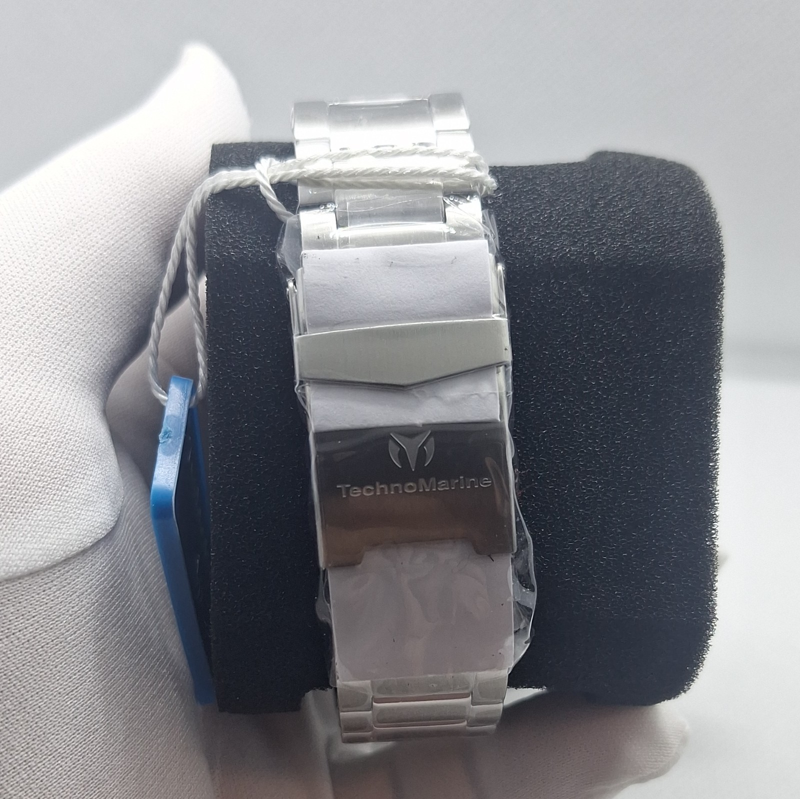 TechnoMarine Ocean Nomad Quartz Chronograph Date Blue Dial 45mm SS Bracelet
