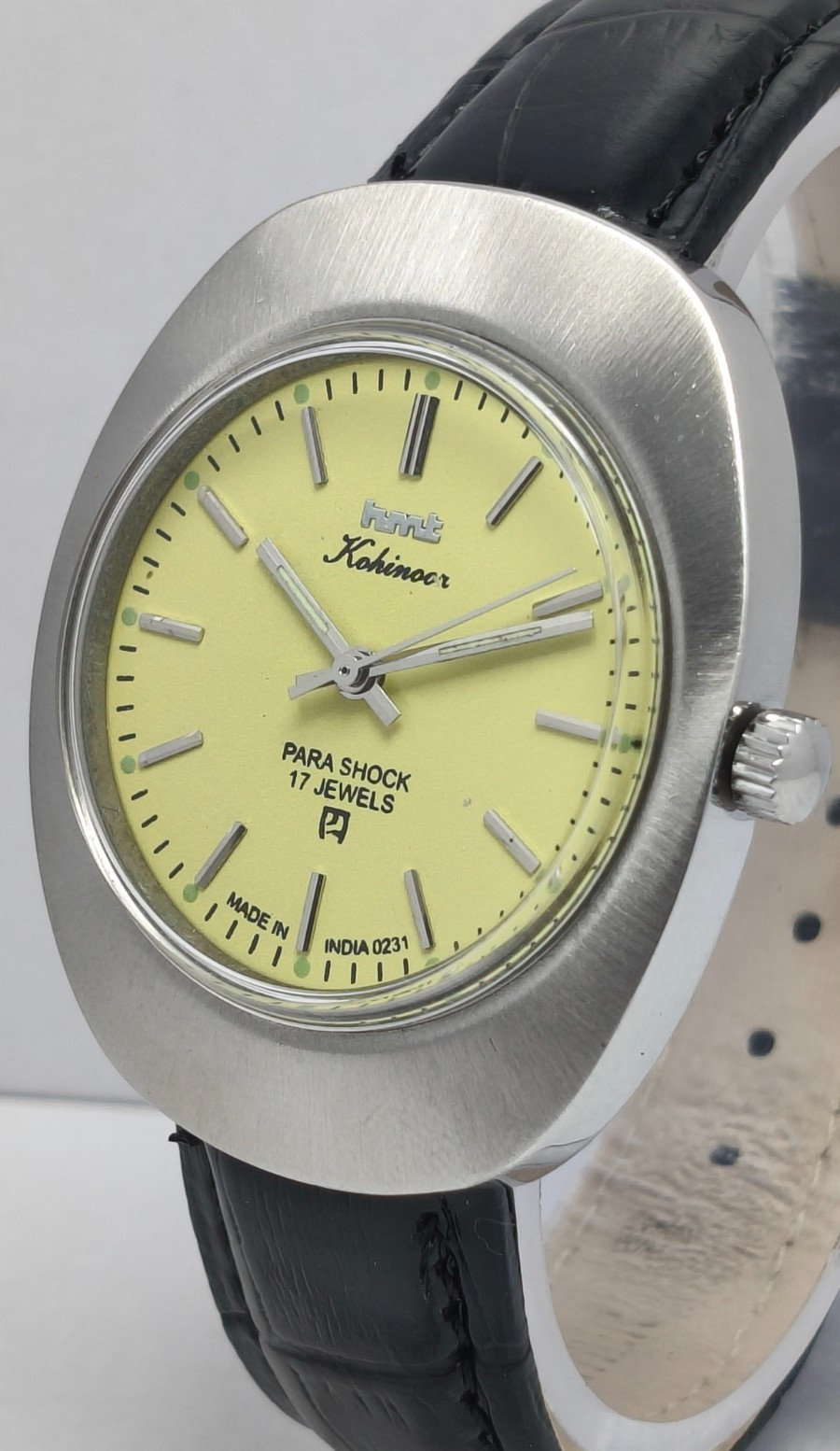 HMT Kohinoor 17 Jewels Hand Winding Wrist Watch For Men’s In Working Condition