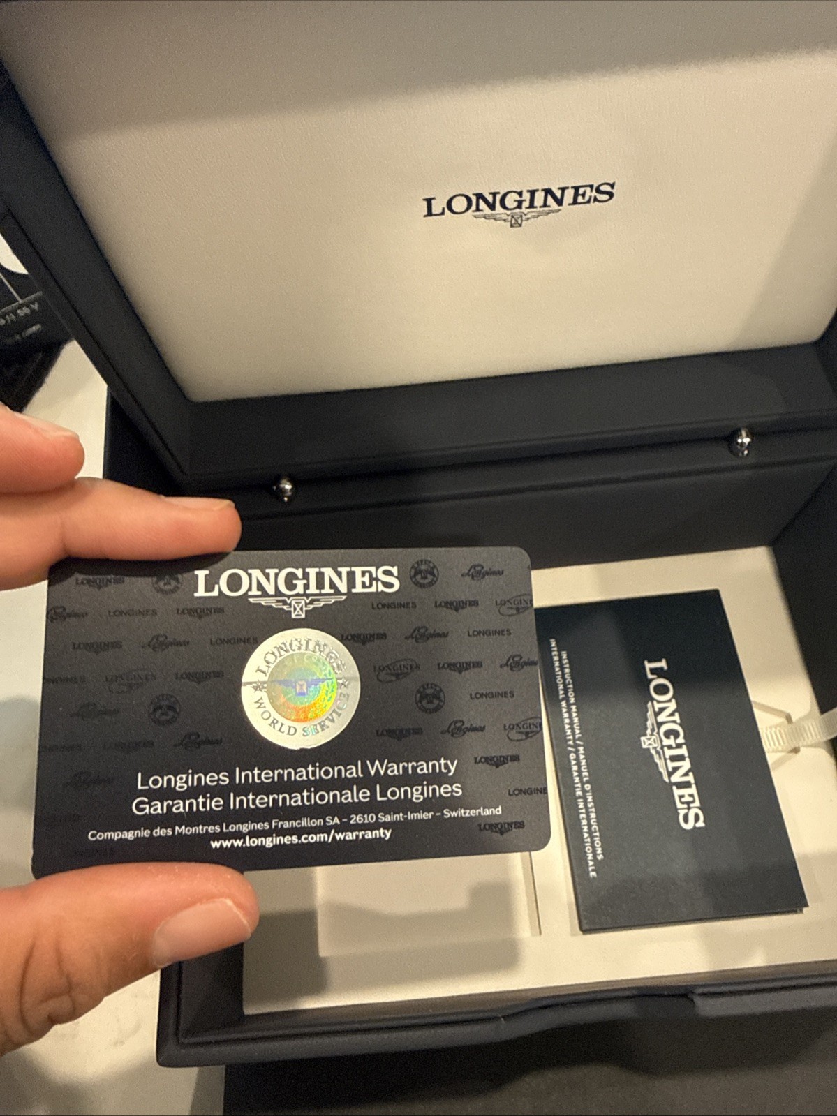 NEW Longines 39 mm BLUE/BLACK HydroConquest with manufacturer’s warranty