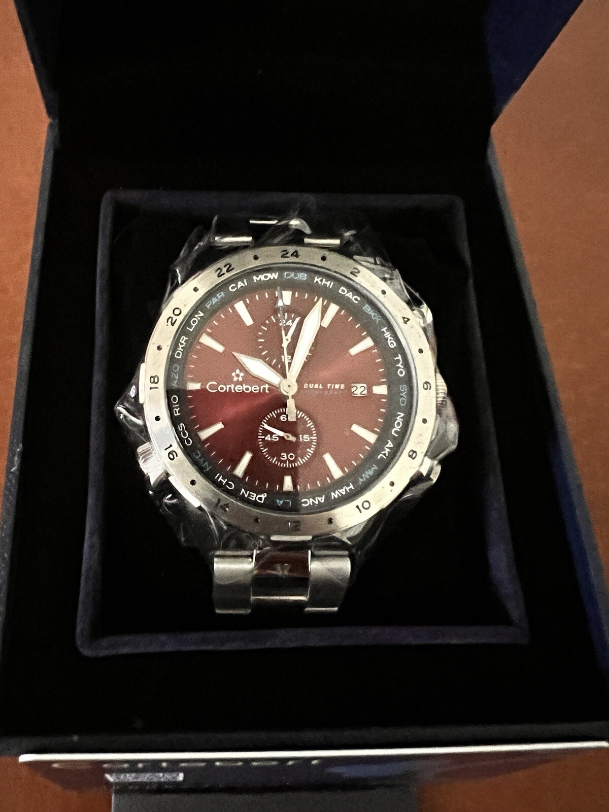 Cortebert Elevation Worldtime. CB-3008-55