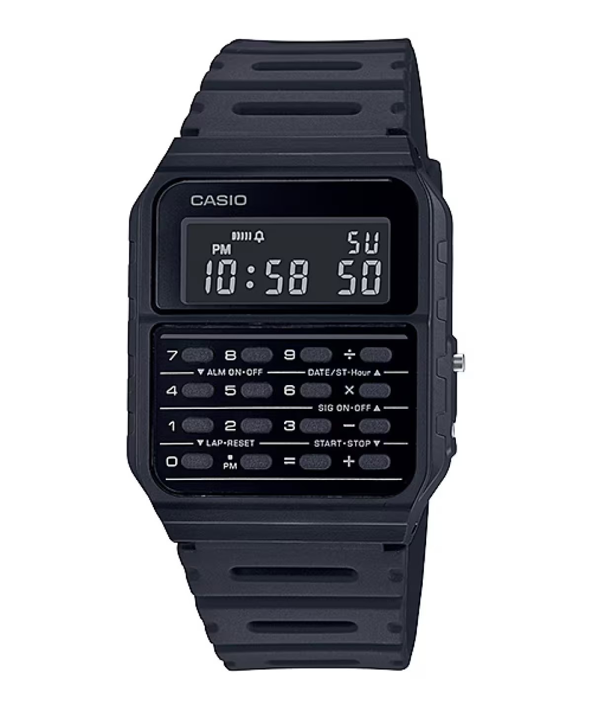 Casio CA-53WF-1B Retro Style Unisex Digital Calculator Watch